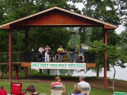Music by the lake at Tarara.