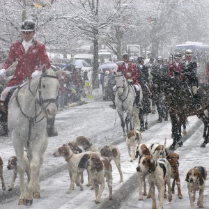 Middleburg Christmas Parade Snow