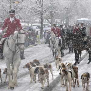 Middleburg Christmas Parade Snow