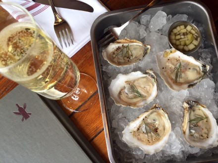 It's hard to beat oyster and wine pairings at the Wine Kitchen.