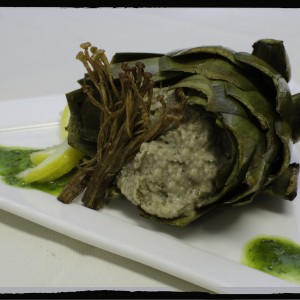 artichoke with hummus-Grandale