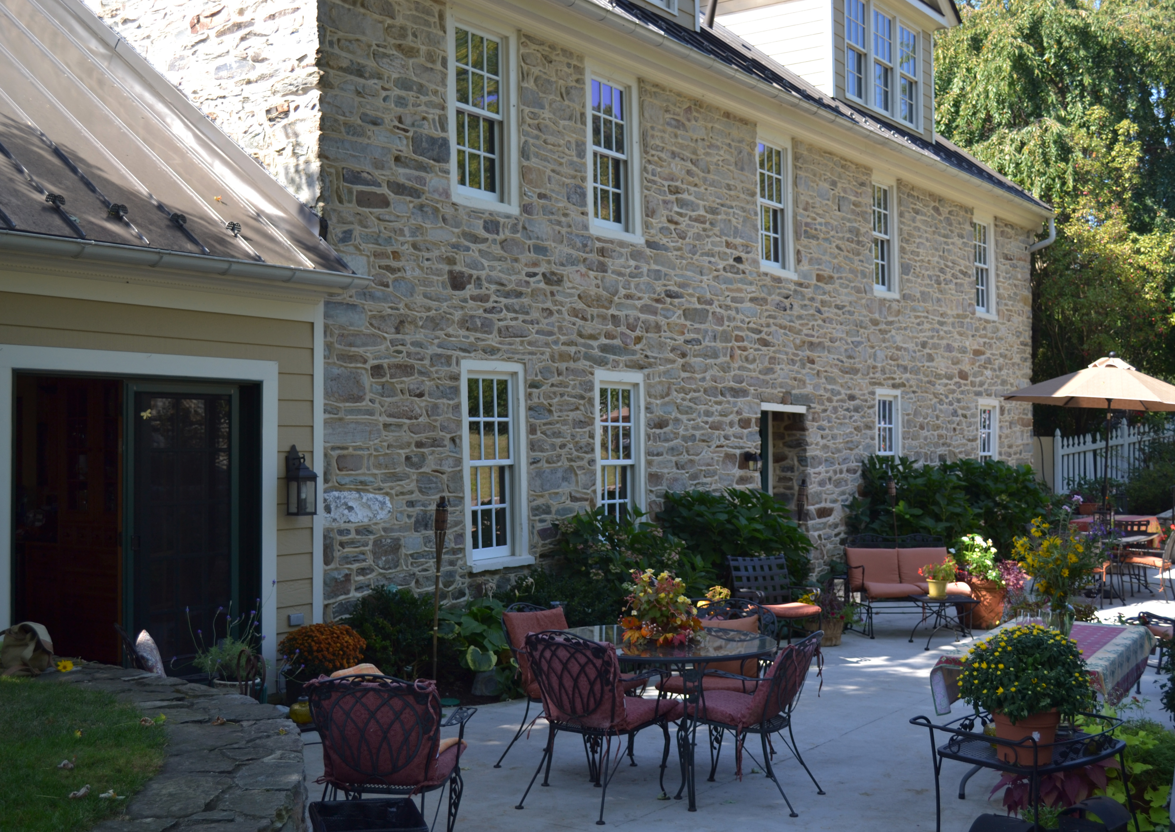 veranda and back of house